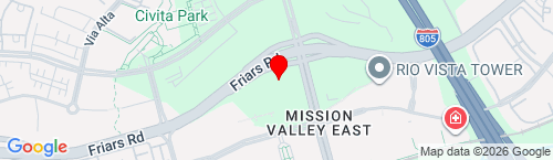Map thumbnail of 8740 Rio San Diego Drive San Diego, CA 92108